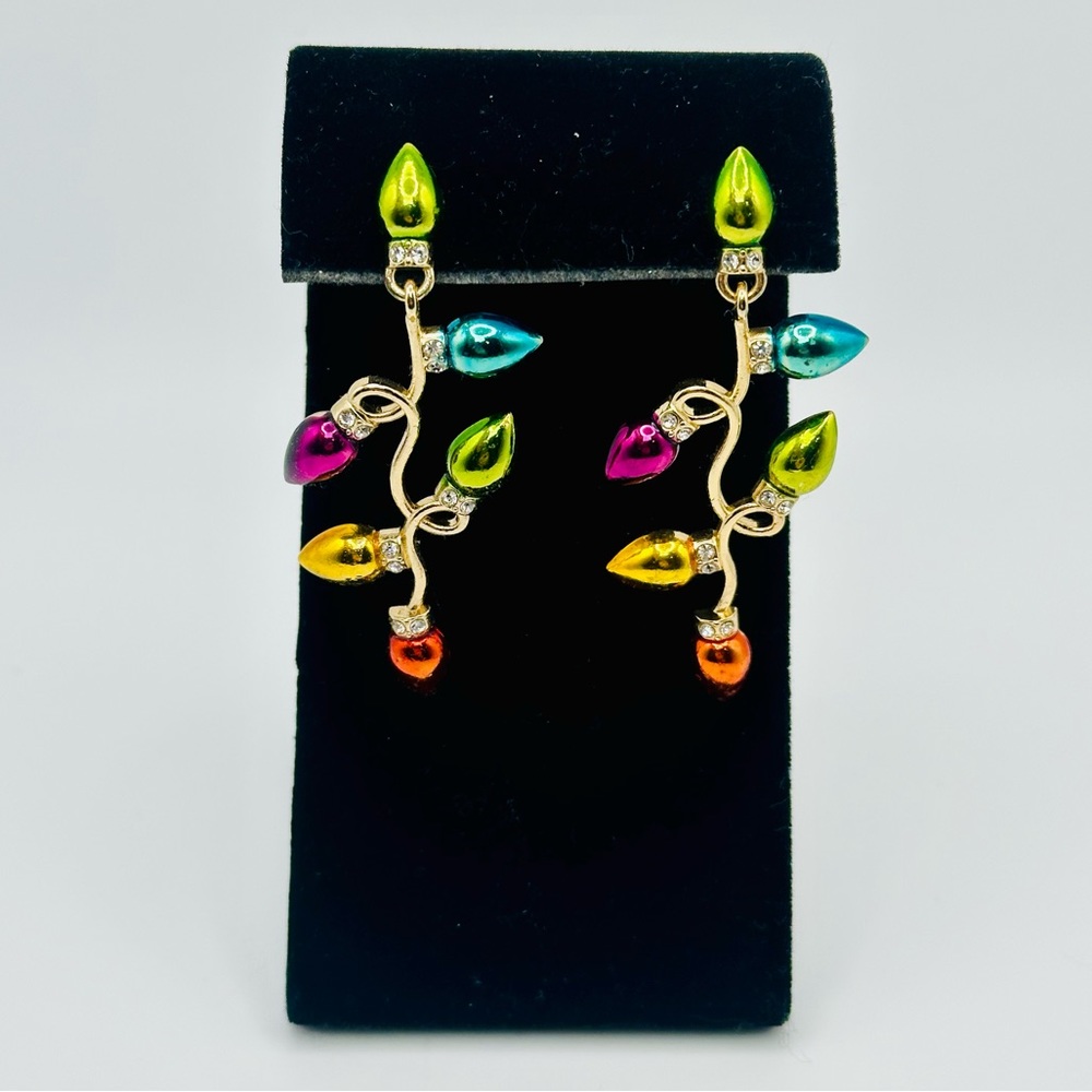 SUGARFIX by BaubleBar Christmas Sparkle String Light Earrings